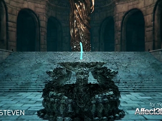 3d animation moster sex with a red head big tits babe