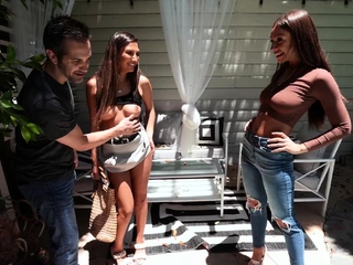 Amateur redhead masturbates then gives a blowjob