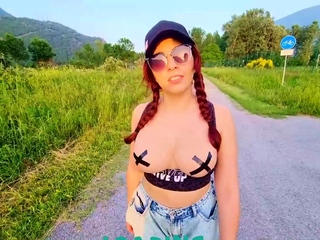 Big assed busty tit fuck and blowjob