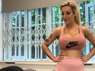 Blonde amateur MILF pov toys fingering shaved cunt