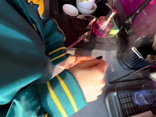 Busty Amateur Redhead Emo Babe Fucking POV