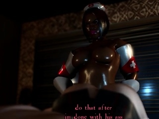 Hot 3D redhead licking a pussy while getting fucked