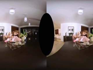 Melody and Lena redhead and blonde fingers on clit