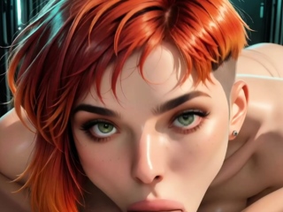 Redhead street siren fucks you hard in the public alley